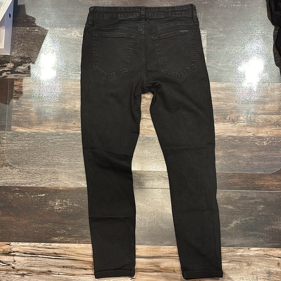 Joe's Jeans The Icon Mid Rise skinny black cuffed - Picture 5 of 5